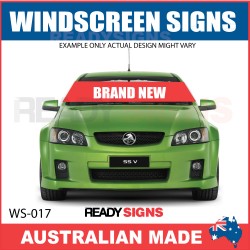 Windscreen Banner - WB017 - BRAND NEW